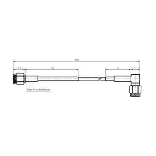 HS-SMAM(RA) To SMAM With RG316 Cable XXcm (6G)_Web3